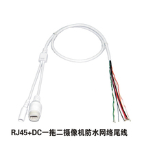 Full copper double-headed webcam probe camera tail line 9-core double-headed DC RJ