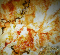 Artificial translucent slate jade background wall marble lamp decoration materials factory direct sales