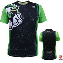2019 Korean new product UPTON badminton suit zodiac series chicken sports quick-drying short-sleeved T-shirt