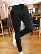 Fall Mens Small Foot Pants Han Edition Current Footwear Cotton Leisure Pants Add to David Pants