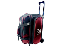 2017 new boutique 1680DPBS two-ball rod bowling bag bowling bag two-ball bag wine red