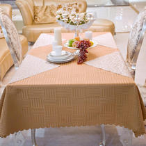 Western dining tablecloth hotel tablecloth round table tea table cloth rectangular table tablecloth multi-color stripes