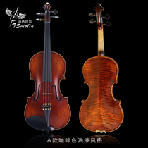 Tais handmade solid wood violin Professional grade Children adult beginner examination grade Playing grade violin