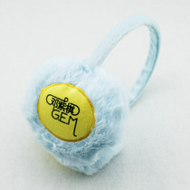 GEM Deng Ziqi G E M name logo padded velvet warm earmuffs