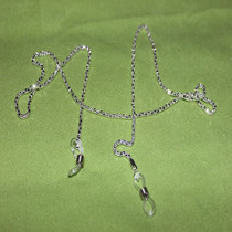 Glasses chain female net red halter neck eye chain Metal trendy fashion non-slip lanyard sunglasses with chain