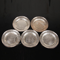 Japanese sterling silver cup holder tea pad pure silver can be used as cup holder or tableware