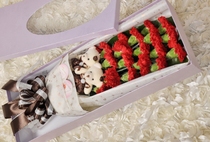 Pink Carnations Shanghai Beijing Hangzhou Suzhou Guangzhou National flower delivery gift box birthday teacher mother