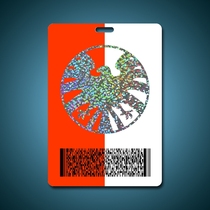 Hot American drama S.H. I .E.L.D. Secret Base ID Card Pass Double-sided Laser Logo LANYARD