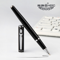 Hero pen Elementary school student pen Student writing pen Adult beginner pen Writing Business office signature College student calligraphy Iridium pen Gang pen competition ink cartridge dual-use pen