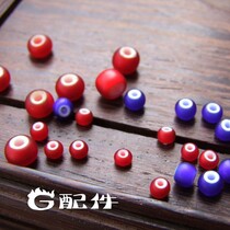 Special offer Nepal ancient method white core glazed antique abacus beads DIY High Bridge necklace bracelet Tibetan beads