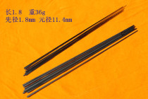 Exit 2 sections Aaran carbon rod embryo DIY fishing rod 1 8 meters M slow adjustment unpainted number 61