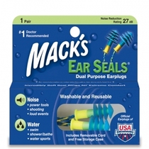 American MACKS EAR SEALS silicone swimming earplugs with rope waterproof and noise proof earplugs professional