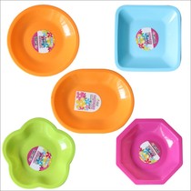 Only department store Fruit dish tableplastic plastic small plate childrens toy dish spittle disk