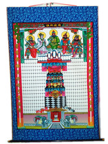 High 150 cm Manchu Family Shafts Family Genealogy Photos Hang PaintersAncestors Paintings of the Year Painting hanging axes