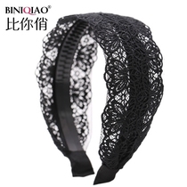 Broadside hairband Korean headband Joker Super fairy girl Net red hair accessories simple face wash hair belt female headgear Press hair card