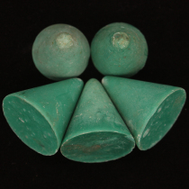 Hardware resin polishing stone green cone grinding stone to batch front Burr triangle plastic chamfer to remove oxide skin