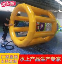 Inflatable water hot wheels Water treadmill Water park equipment Iceberg seesaw roller ball trampoline air mold