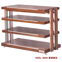 Yinyue Huidian FE HDZL-8504 black walnut solid wood audio rack Audio rack Amplifier rack Equipment rack
