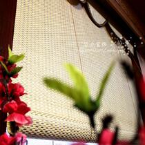  Wanzhong bamboo curtain roll curtain Bamboo curtain Bamboo roman curtain Study tea room tea house roll bamboo curtain