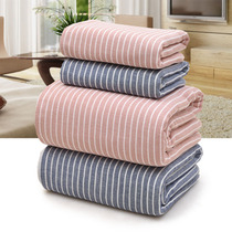 Absorbent towel thickened soft simple couple adult face cotton household gauze towel bath towel