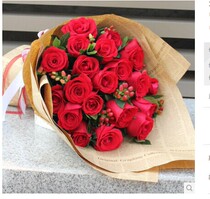19 Red Rose Bouquets Shanghai Flowers Express Birthday Love Flowers Yangpu Hongkou Jingan Flower Shop