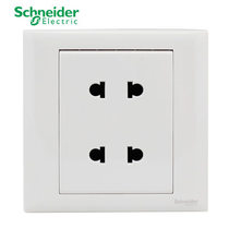 Schneider switch socket C86 elegant series switch socket two-position two-pole plug four-hole socket C550