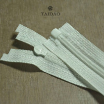 Colorful nylon zipper wedding dress skirt skirt open tail closed resin zipper white zipper