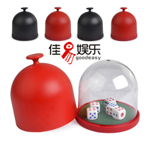 Bar hand-covered plastic dice cup anti-roll cheating color Cup with transparent cover sieve Cup with dice color sieve