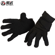 Xinda outdoor cold anti-skid gloves tactical climbing gloves winter warm full finger gloves men and women rock climbing equipment