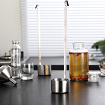 Hanging Wine Thier Whiter Spoon 304 Stainless Steel Oil Funnel Size Caliber Home Filter for Wine Hanging