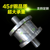 100H slot width 20-60MM H type Iron Gate Groove wheel light rail pulley I-beam steel channel steel track wheel