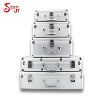 Portable aluminum alloy toolbox Tool box Instrument box Multi-purpose box Equipment box Parts box Cosmetic box