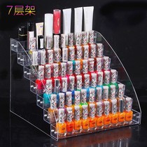 Cash register rack Nail Shop cosmetics display cabinet plastic table nail polish shelf storage