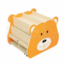 Bear bookcase maple wood pattern children multi-functional solid wood cartoon animal shape bookcase bookshelf Wall wall bookshelf