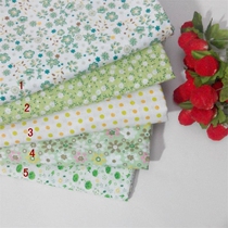 Handmade diy cotton cloth cotton cloth patchwork bedding fabric pastoral floral plaid pure cotton cloth fabric