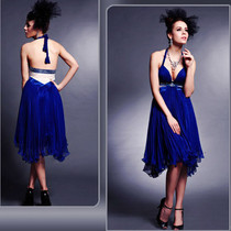 Charming sling dress star party dress Lady banquet toast