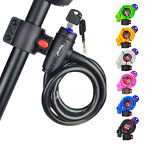 Universal bicycle lock mountain bike anti-theft car lock dead-Flying Battery electric motorcycle cable lock riding equipment