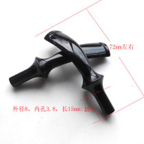 diy imported shingnan wood mahogany pipe accessories non-solid wood acrylic cigarette holder mouthpiece handle 3MM filter small round saddle