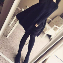 Pregnant women winter clothing spring and autumn fashion loose autumn sweater top bottoming medium and long pregnant women sweater dress tide
