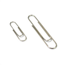 Delei paper clip medium large thick electroplated metal paper clip data storage and archive 100 box
