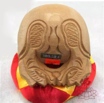 Taiwan Bonengtang wooden fish Buddha dharma instrument 5 inches 12 cm Taiwan-made fish carving Cinnamon Nanmu Red wooden fish Bo Yuan Ge