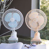 Quality clip toilet desktop small electric fan wall hanging element clip three-use ultra-long pocket small white energy-saving electric fan personality