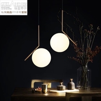 Nordic chandelier Living room creative bedroom Bedside lamp Dining room Simple designer postmodern magic bean chandelier