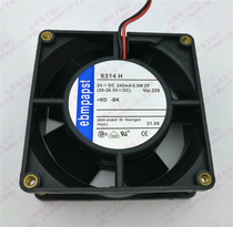 Original German ebmpapst 8314h 8032 24V 6 0 245mA 2-wire converter fan
