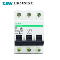 SRK Shanghai People switch plant air switch 3p empty open air conditioning vacuum home small breaker DZ47
