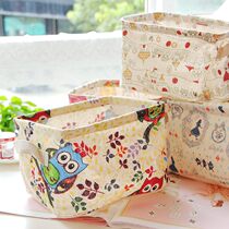 Special price livable owl desktop small storage frame snack storage box sundries storage frame cosmetics storage basket prevention