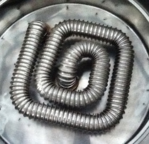 Cooking Noodle Stove Bellows Round Pipe Insulation Barrel Corrugated Heating Tube Round Fire Pipe Coil Accessories Cooking Noodle Pan Round Pipe Commercial