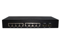 Gigabit 2 optical 8 electric SFP fiber switch 2 Gigabit SFP fiber mouth 8 electric ports (units)