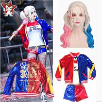 Girls Kids Children Harley Quinn Costume Cosplay Joker