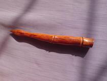 Indian small leaf red sandalwood bamboo joint ear acupuncture handle ornaments (sold)